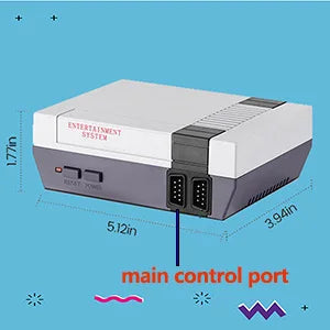 Consola de Videojuegos Retro Clásica Mini - Sistema de Videojuegos de 8 Bits con 620 Juegos Integrados para NES FC