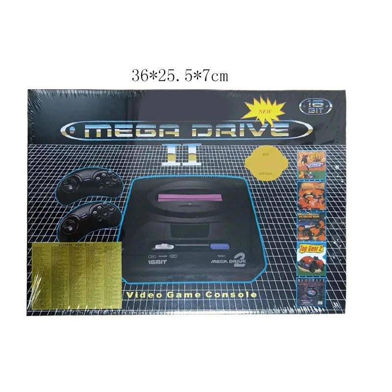 Consola de Videojuegos Retro de 16 Bits para Sega Mega Drive 2